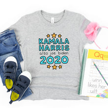 Load image into Gallery viewer, Kamala Harris &amp; Also Joe Biden Kids&#39; T-Shirt - feminist doodles
