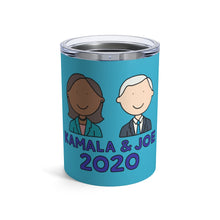 Load image into Gallery viewer, Kamala Harris &amp; Joe Biden 2020 10 oz Metal Thermos - feminist doodles
