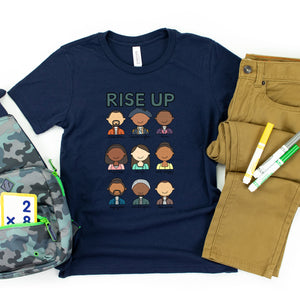 Hamilton Rise Up Kids' T-Shirt - feminist doodles