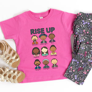 Hamilton Rise Up Kids' T-Shirt - feminist doodles