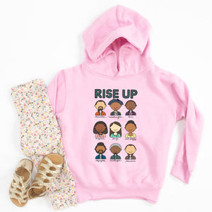 Hamilton Rise Up Youth & Toddler Sweatshirt (Hoodie or Crewneck) - feminist doodles