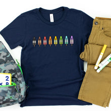 Load image into Gallery viewer, Rainbow Popsicles Kids&#39; T-Shirt
