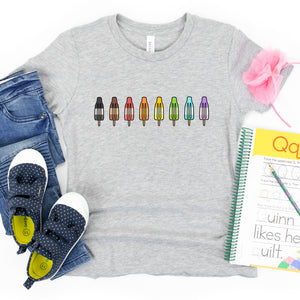 Rainbow Popsicles Kids' T-Shirt