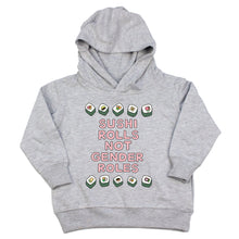 Load image into Gallery viewer, Sushi Rolls Not Gender Roles Youth &amp; Toddler Sweatshirt (Hoodie or Crewneck) - feminist doodles
