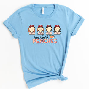 Rockford Peaches Adult T-Shirt