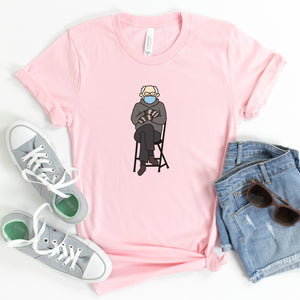 Bernie Sanders Inauguration Mittens Adult T-Shirt - feminist doodles