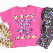 Load image into Gallery viewer, Cinnamon Rolls Not Gender Roles Kids&#39; T-Shirt - feminist doodles
