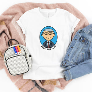 Fauci Fan Club Kids' T-Shirt - feminist doodles