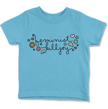 Load image into Gallery viewer, Feminist Killjoy Kids&#39; T-Shirt - feminist doodles
