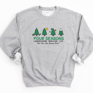Four Seasons Landscaping Adult Sweatshirt - feminist doodles