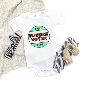 Future Voter Kids' T-Shirt - feminist doodles