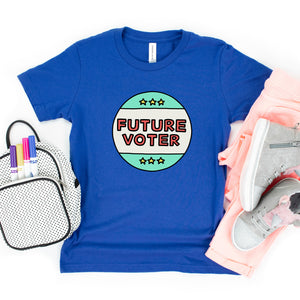 Future Voter Kids' T-Shirt - feminist doodles