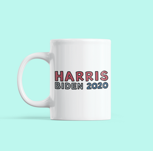 Harris & Biden 2020 Mug - feminist doodles