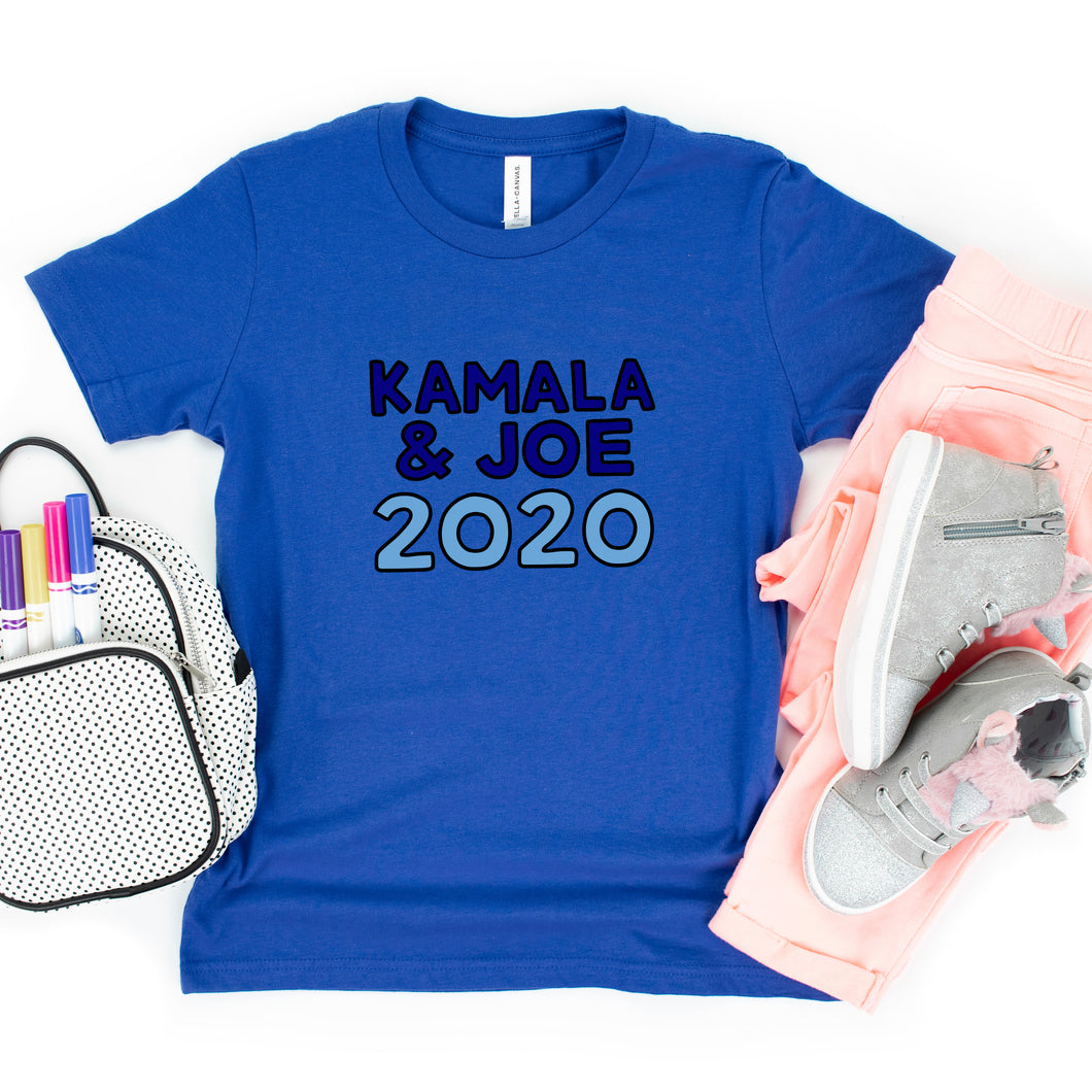 Kamala & Joe 2020 Kids' T-Shirt - feminist doodles