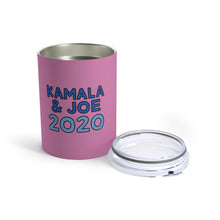 Load image into Gallery viewer, Kamala Harris and Joe Biden 2020 10 oz Metal Thermos - feminist doodles
