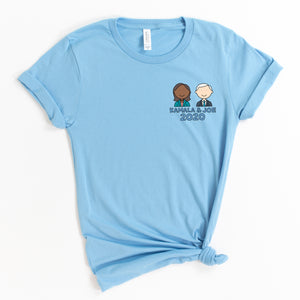Kamala Harris and Joe Biden 2020 Unisex T-Shirt - feminist doodles
