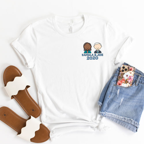 Kamala Harris and Joe Biden 2020 Unisex T-Shirt - feminist doodles