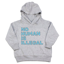 Load image into Gallery viewer, No Human Is Illegal Youth &amp; Toddler Sweatshirt (Hoodie or Crewneck) - feminist doodles

