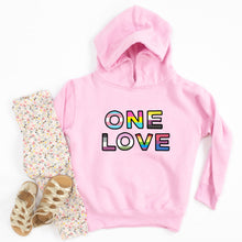 Load image into Gallery viewer, One Love Youth &amp; Toddler Sweatshirt (Hoodie or Crewneck) - feminist doodles
