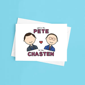 You're the Pete to my Chasten Love / Anniversary Card - feminist doodles