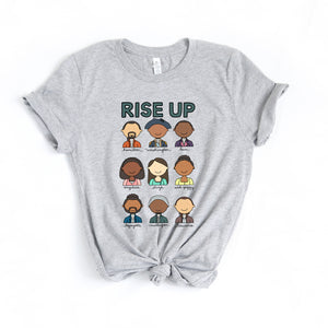 Hamilton Rise Up Adult T-Shirt - feminist doodles