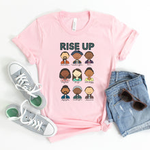 Load image into Gallery viewer, Hamilton Rise Up Adult T-Shirt - feminist doodles
