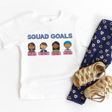 Load image into Gallery viewer, Squad Goals Kids&#39; T-Shirt - feminist doodles
