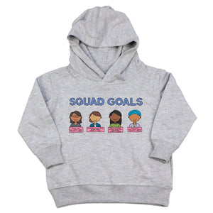 Squad Goals Youth & Toddler Sweatshirt (Hoodie or Crewneck) - feminist doodles