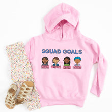 Load image into Gallery viewer, Squad Goals Youth &amp; Toddler Sweatshirt (Hoodie or Crewneck) - feminist doodles
