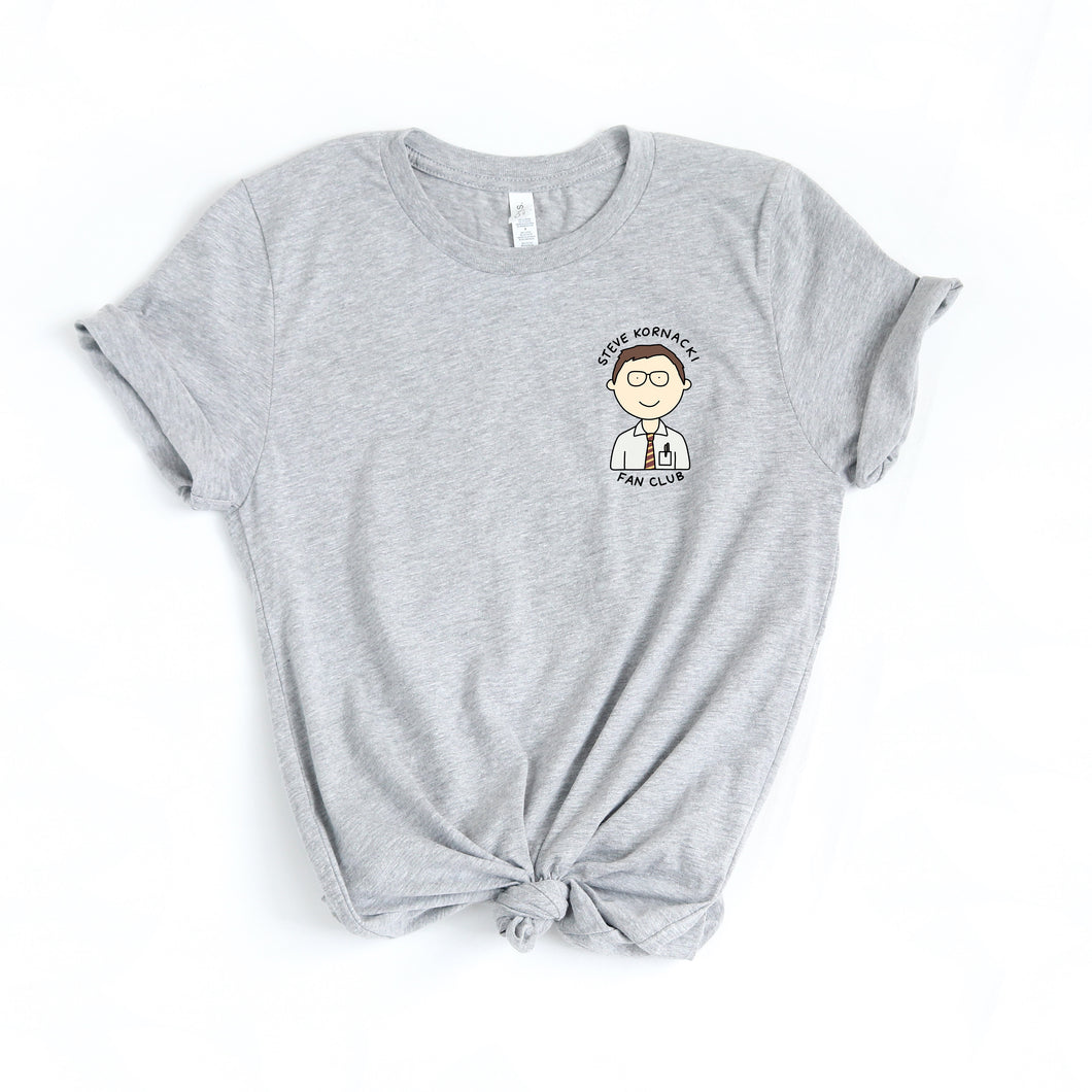 Steve Kornacki Fan Club Adult T-Shirt - feminist doodles