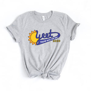 Yeet Trump Into the Sun Adult T-Shirt - feminist doodles