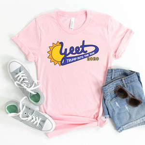 Yeet Trump Into the Sun Adult T-Shirt - feminist doodles