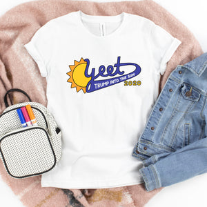 Yeet Trump into the Sun Kids' T-Shirt - feminist doodles